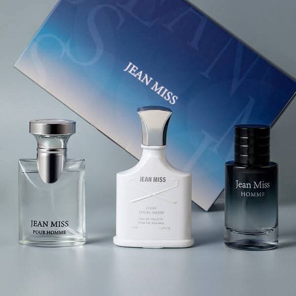 1000052916 Jean Miss Men Perfume Gift Set (3 x 30ml) – Fresh, Woody & Long Lasting Fragrance Combo - Image 1