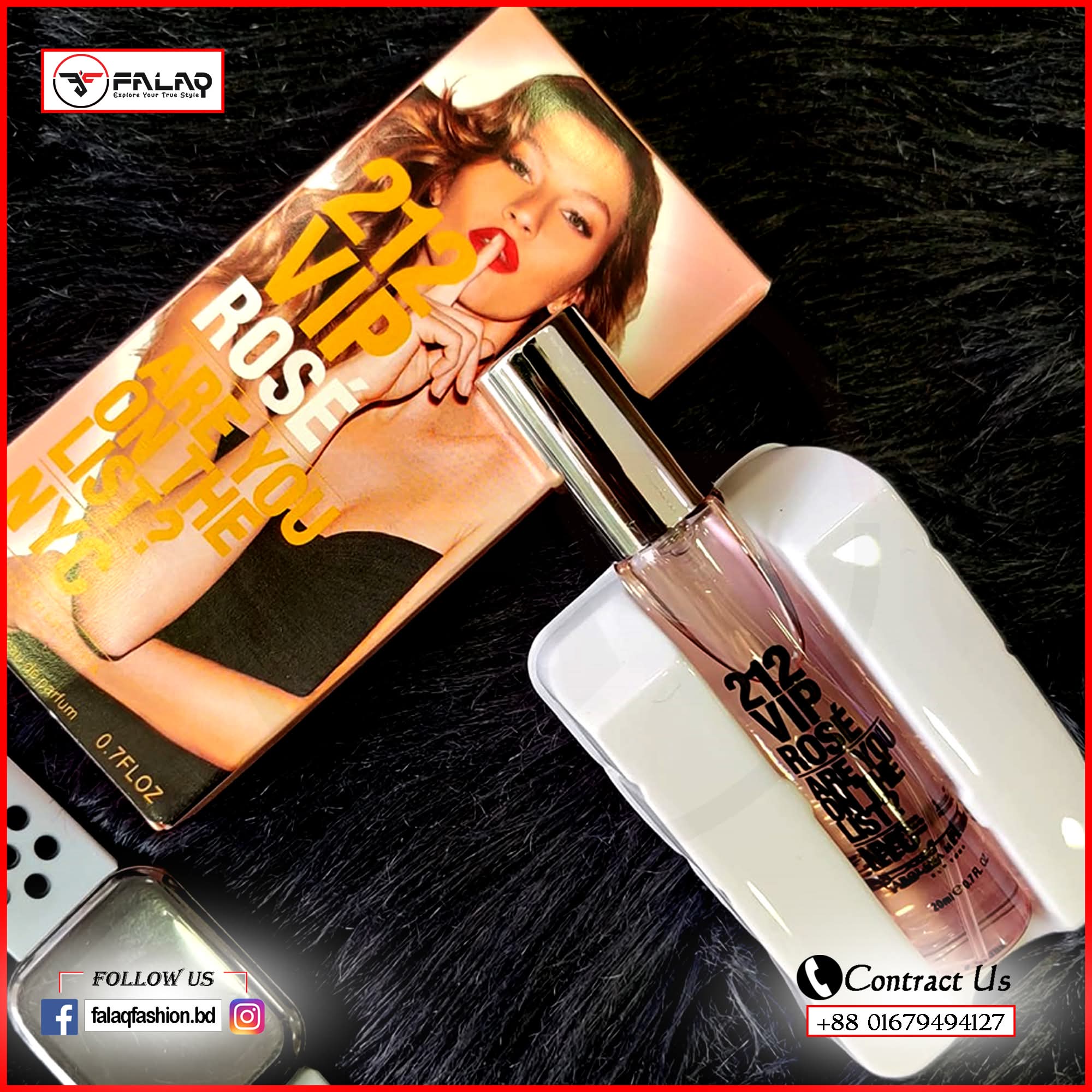 1000053158 VIP Rose 212 Mini Perfume – 20ml - Image 1