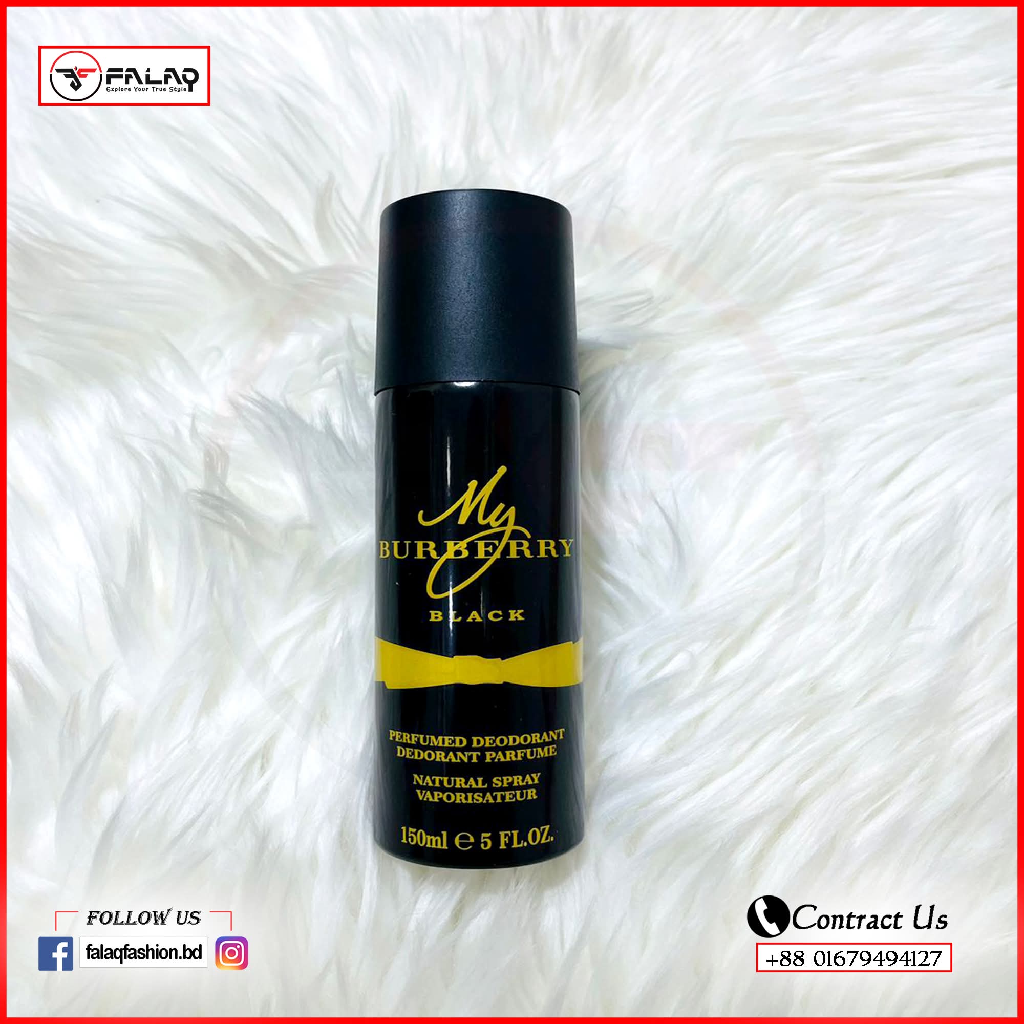 1000053200 My Burberry Black Perfumed Deodorant Spray – 150ml - Image 1