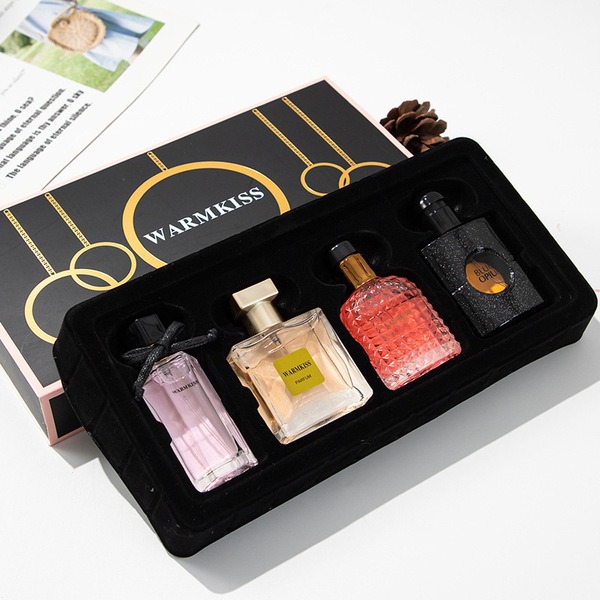 1000054751 Warm Kiss Unisex Perfume Gift Set – 4 Bottles (30ML Each | Total 120ML) - Image 1