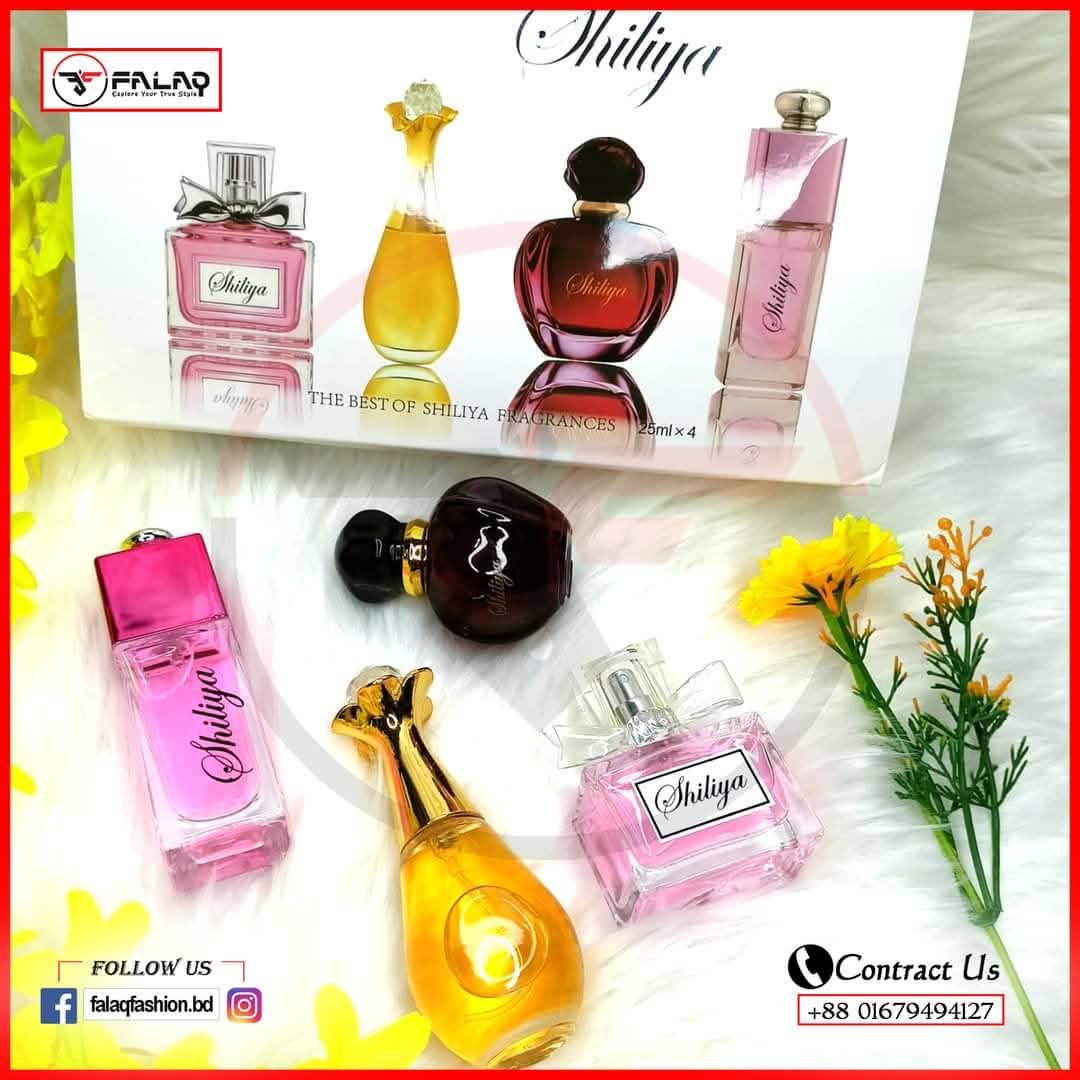 1000057554 Shiliya Women Perfume Gift Set – 4 Bottles (30ml Each | Total 120ml) - Image 1