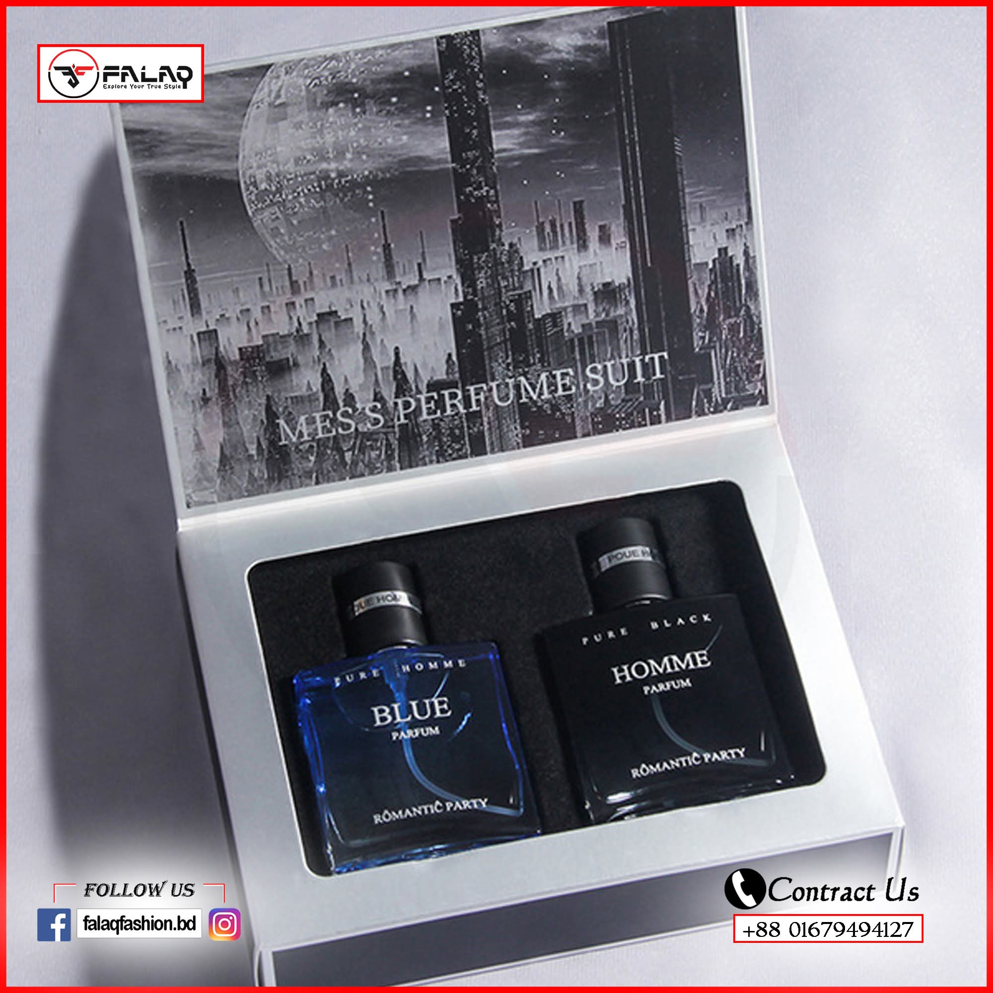 1000065255 MFS Perfume Suit Men’s Gift Set – 2 Bottles (30ml Each | Total 60ml) - Image 1